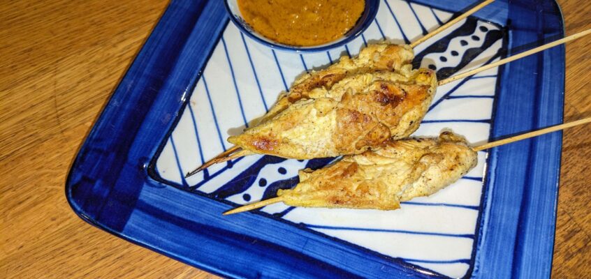 “How to Make Thai Chicken Satay with Homemade Peanut Sauce”