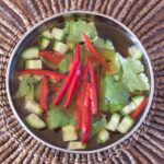 Thai cucumber relish the perfect side for fish cakes