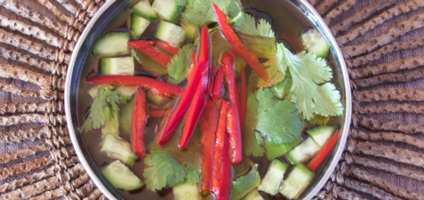 “Quick Thai Cucumber Relish Recipe for Fish Cakes, Satay & More”